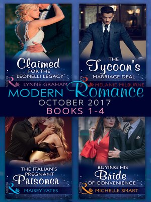 cover image of Modern Romance: October 2017 Books 1--4